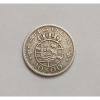 10 эскудо. 1952г. 720пр., Ангола. Не чищена.