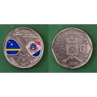 Нидерландские Антильские острова 5 гульденов, 2020 10 лет значительной автономии Кюрасао и Синт-Мартена