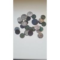 Сборный лот монет с серебром