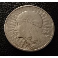 2 злотых 1933 г.  Польша. (1)  Ядвига.  Серебро. ЛЮКС