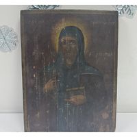 Икона Преподобной Ефросиньи Полоцкой, 19 век, размер! С рубля!