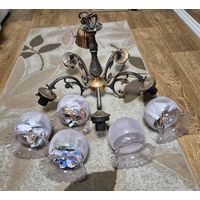 Люстра потолочная Ромашка Ивица На пять рожков. Back to USSR