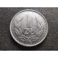 Польша, 1 злотый 1983, Y# 49.1