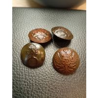 Лот старых пуговиц. Бронза. Гренада и орел на пушках, остальные-орлянки. С рубля!