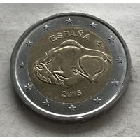 Испания 2 евро 2015 - ЮНЕСКО - Пещера Альтамира