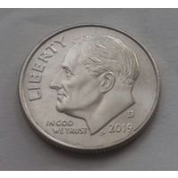 10 центов (дайм) США 2019 D, AU