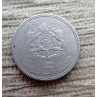 Werty71 Марокко 5 дирхамов 1980