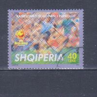 [1692] Албания 2004. Спорт.Футбол.Чемпионат Европы. Гашеная марка.
