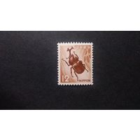 Фауна \57фа\ ЯПОНИЯ жук-носорог 1971