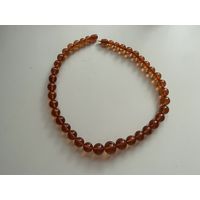 Бусы янтарь 3