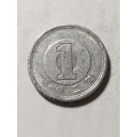 Япония 1 йена 1990