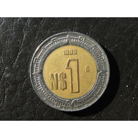 Мексика. 1 песо. 1993. С 20 копеек. Распродажа коллекции. Смотрите другие лоты.
