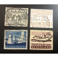 Набор марок Нидерланды - 4 шт (цена за все) - лот 22.