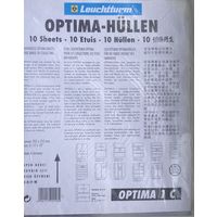 Листы для банкнот на 1 ячейку Leuchtturm Optima 1C. Пачка 10 шт. Германия