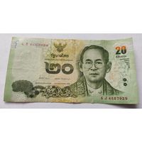 Таиланд 20 бат образца 2017 г.