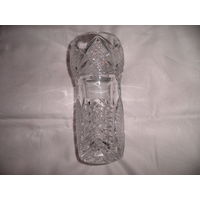 Ваза хрустальная(толстостенная 1 см.) времён СССР.С рубля.