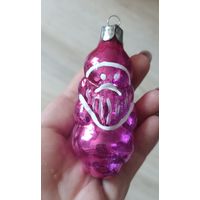 Елочные игрушки, стекло, дед мороз