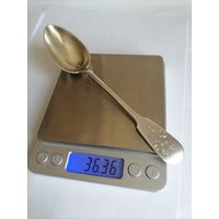Красивая ложка Серебро 84 пр.