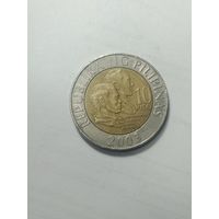 Филиппины 10 песо 2003 года .