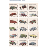 Спичечные этикетки ф Ревпуть. Автомобили.2 выпуск