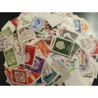 На удачу!!! 18 стандартных почтовых марок Европы (возможны повторы) - из мешка.