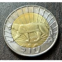 Уругвай 10 песо, 2015    ( 1-9-2 )