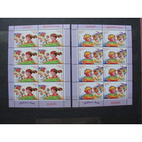 Продажа коллекции с 1 рубля! Чистые почтовые марки РБ в листах.