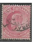 Индия. Король Эдуард VII. 1902г. Mi#71.