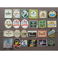 Пивные этикетки, все разные, можно покупать поштучно, цена за 1 шт., см описание лота ю-921 (3578)