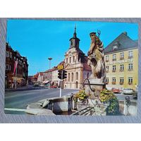 Байройт, Германия. Источник Нептуна и больничная церковь