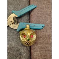 Все лоты с 1 Рубля. Елочная игрушка СССР. Сова.