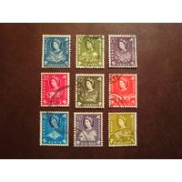 Британская колония Кения , Уганда, Танганьика 1960 г.Королева Елизавета II и фауна./07а/