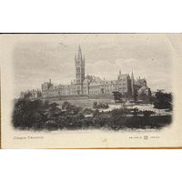 Открытка Шотландия Глазго университет