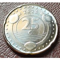 Кюрасао 25 центов, 2025     ( 1-6-3 )