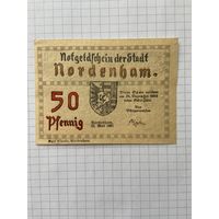 50 пфенигов (нотгельды) г. Германия.-2912