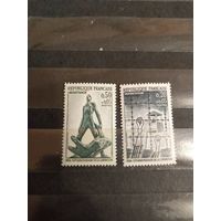 1964 Франция 20 лет освобождения полная серия MNH** война (1-9)