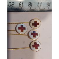 Значок красный крест Швеция