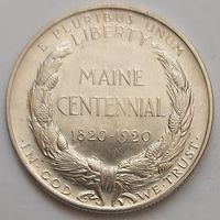1/2 доллара (пол доллара) 1920 100 лет штату Мэн