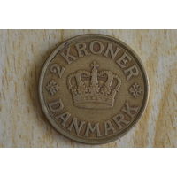 Дания 2 кроны 1925 с 1 руб