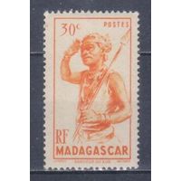 [938] Французские колонии. Мадагаскар 1946. Абориген.30с. МNН