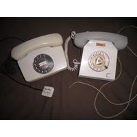 Дисковый телефон 2 шт.FE TAP 791 и VEB ГДР,времён СССР.С рубля.