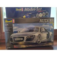 Сборная модель автомобиля Audi R8 (1:24),Revell(подарочный набор)