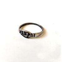 Кольцо, мельхиор. Птичка. Винтаж СССР.