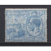 1922-28 Тринидад и Тобаго /Trinidad & Tobago 3d Британия хозяйка морей Георг V