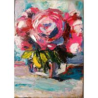 Картина мастихином, масло