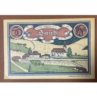 Нотгельд Австрия Зандл 50 геллеров 1920 год