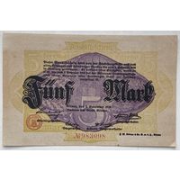 Германия 5 марок 1918 г. Альтона
