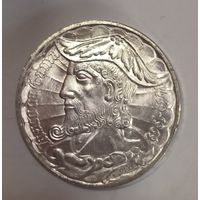 С рубля без мц! 50 эскудо 1969 Португалия Васко де Гама - яркое серебро!