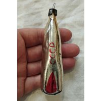 Ёлочная игрушка ракета