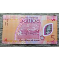 Werty71 Самоа 5 тала 2023 года UNC банкнота